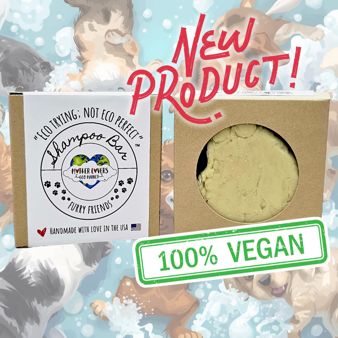 Mother Lovin Pet Shampoo Bar - Furry Friends - Vegan - Organic - Zero Waste - Eco Friendly Mother Lovers Eco Market