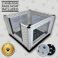 EZclassic TALL Windowed Whelping Box Set w/Rail Assembly