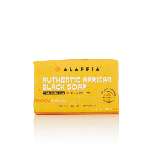 Authentic African Black Soap Triple Milled - Unscented - Abundance Forge