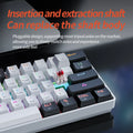 61 Keys USB Gaming Mechanical Keyboard Red Switch RGB