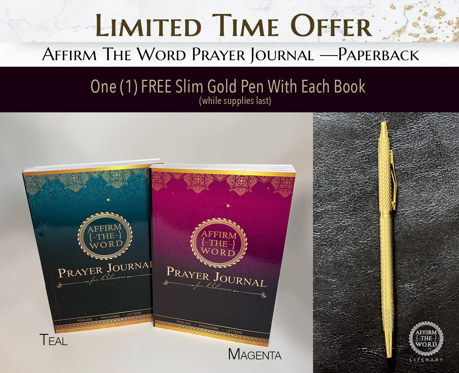 ATW Prayer Journal | Paperback-Magenta