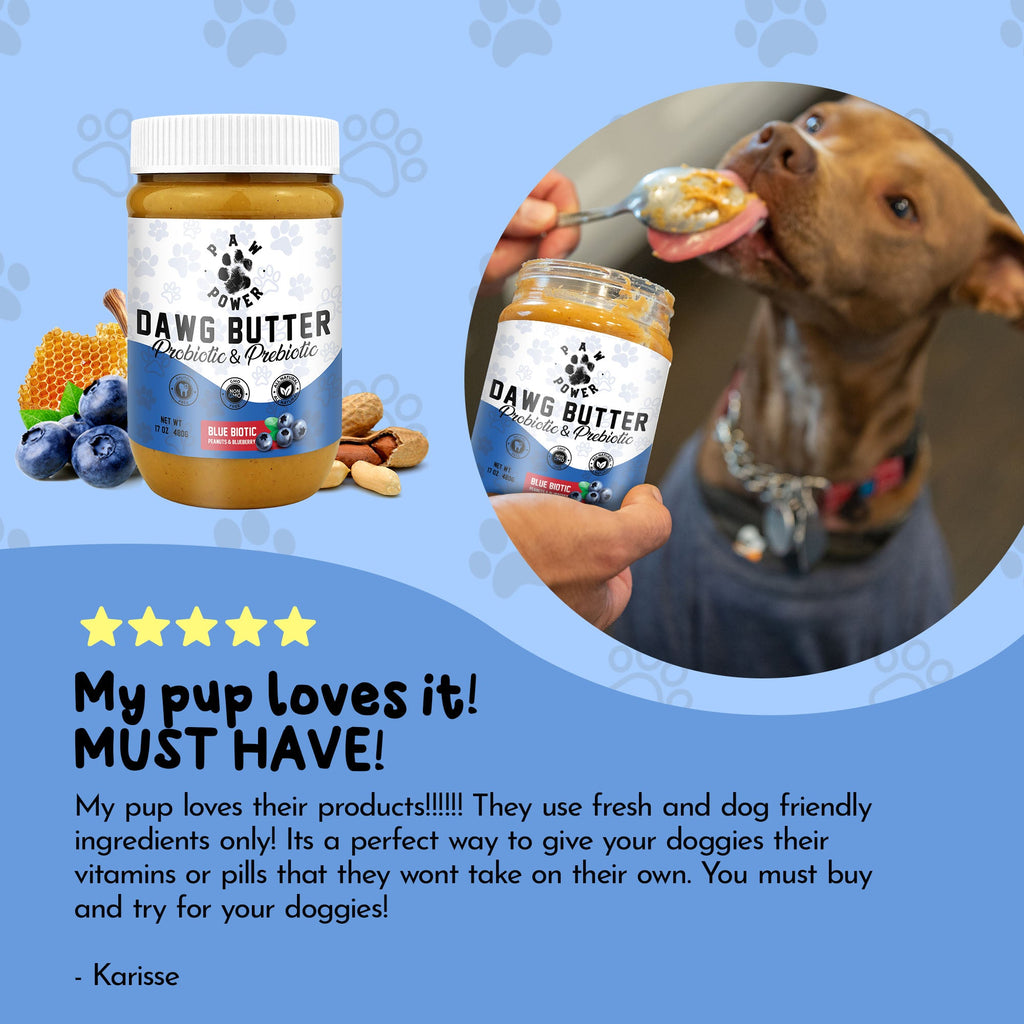Dawg Butter Blue Biotic Paw Power Nutrition