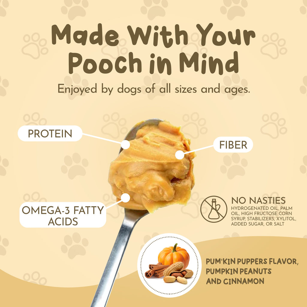 Dawg Butter Pum'kin Puppers Flavor Paw Power Nutrition