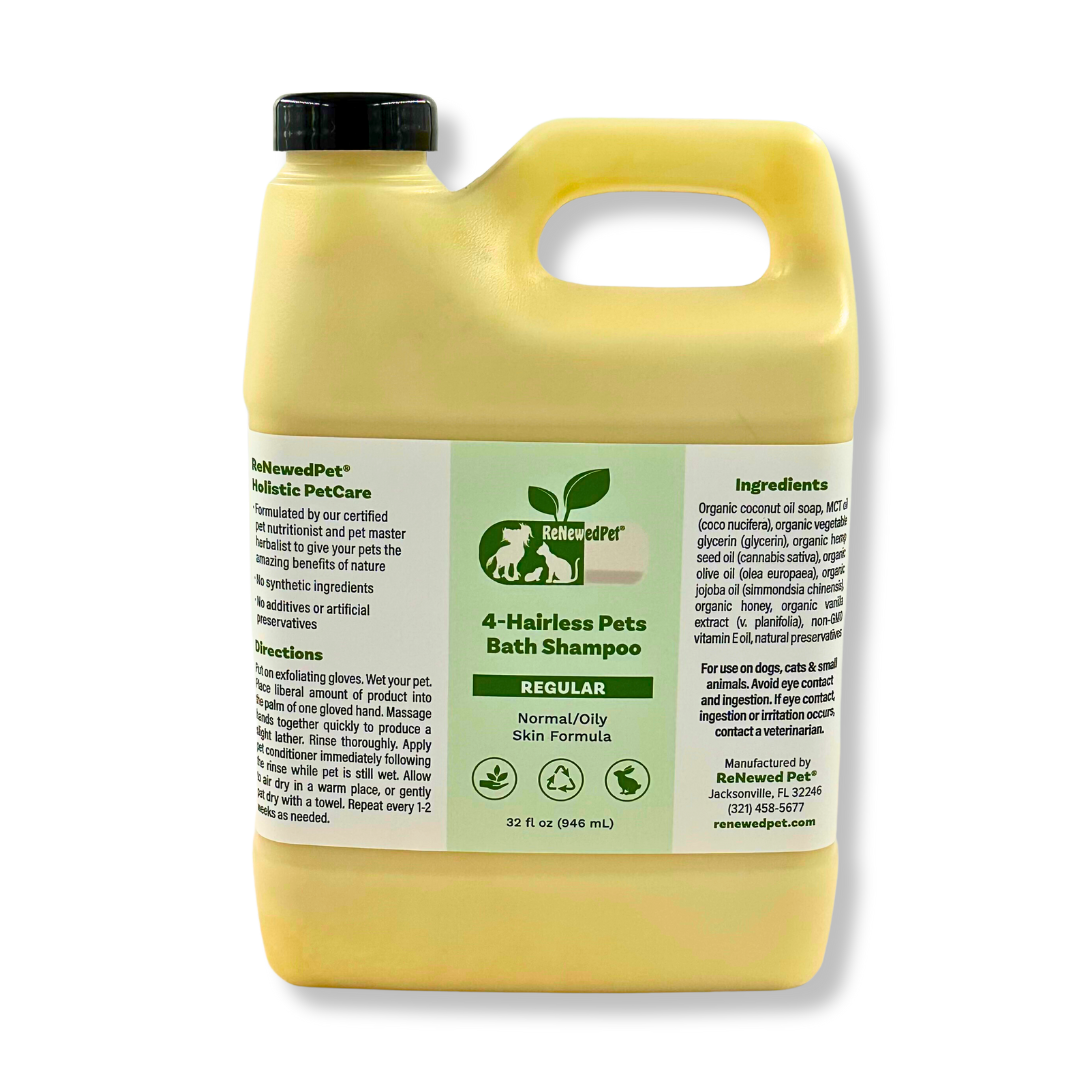 4-HAIRLESS PETS PETS REGULAR SHAMPOO ReNewedPet