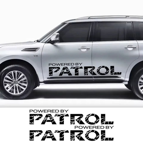 2PCS Car Door Side Sport Stickers For Nissan Patrol y60 y61 y62 Auto Body Vinyl Film 50" Decal - Abundance Forge