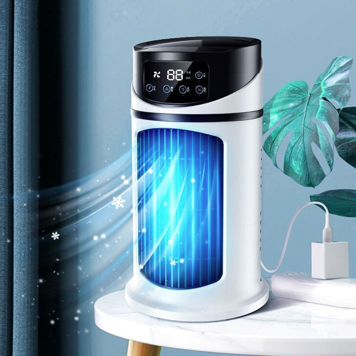 Mini Portable Water Air Cooling Fan Yellow Pandora