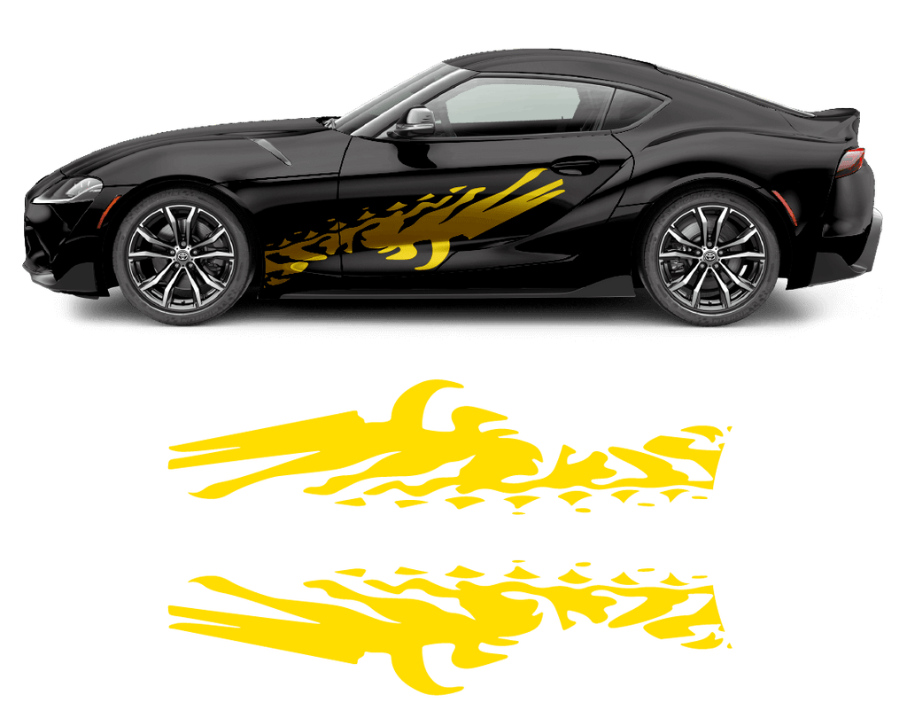 Toyota Supra Accents Graphics