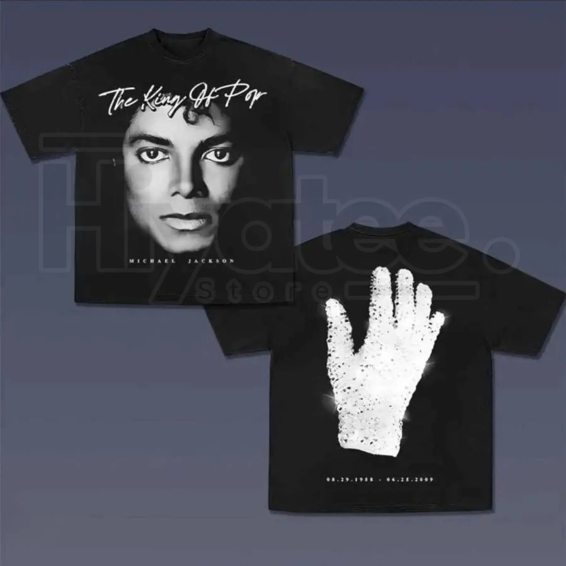 "The Icon Glove" – MJ Vintage Pop Music Retro Graphic Top - Abundance Forge