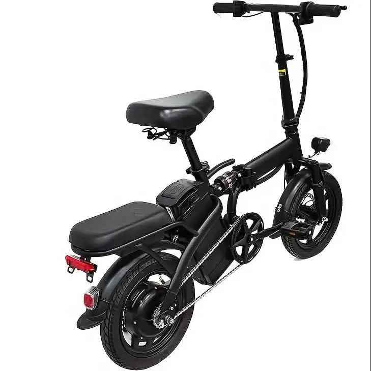 14" Folding Electric Bike 48V Lightweight E-Bike 330LB Load 19MPH 28-Mile Range DailySale