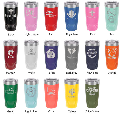 Alaska Tumbler Home State Travel Mug Insulated Laser Engraved Map Coffee Cup 20 oz - Abundance Forge