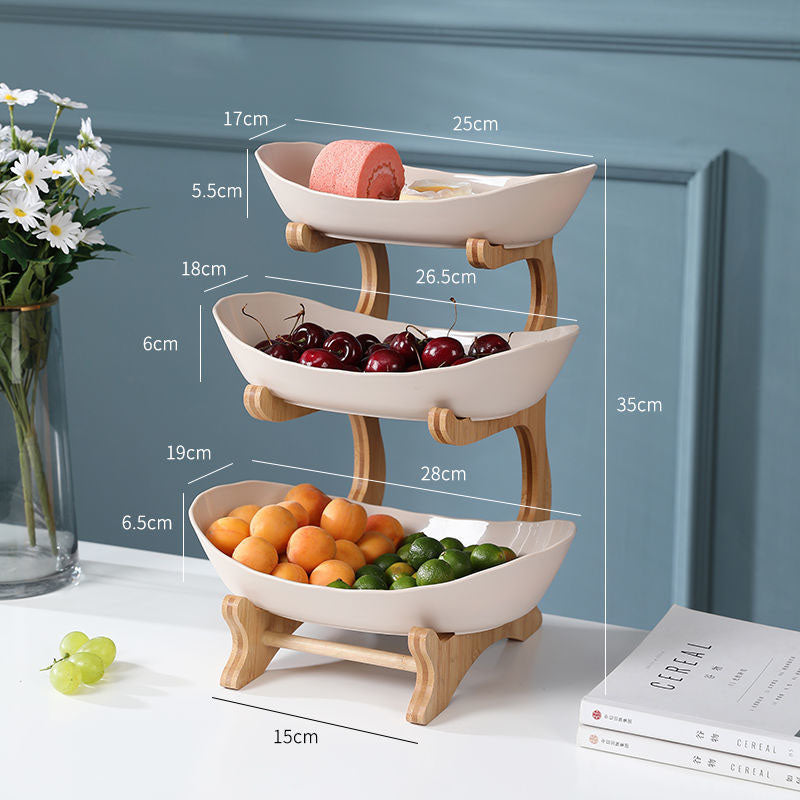 Multi-Layer Fruit Rack Abundance Forge