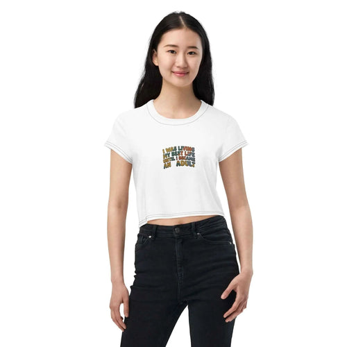 All-Over Print Crop Tee
