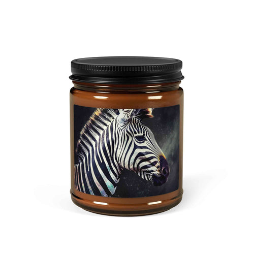 Amber jar soy candle