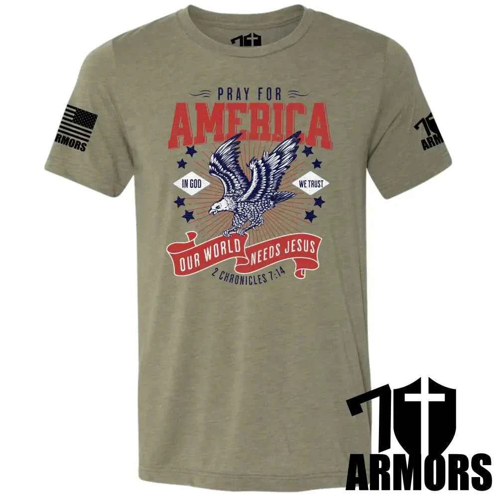AMERICA NEEDS JESUS T-SHIRT
