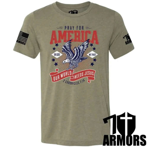 AMERICA NEEDS JESUS T-SHIRT