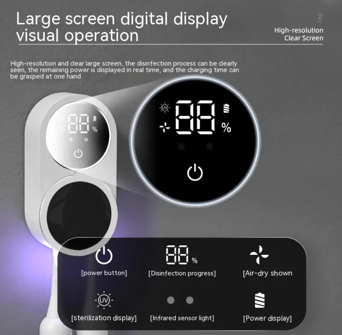 Portable UV Toothbrush Sanitizer Abundance Forge