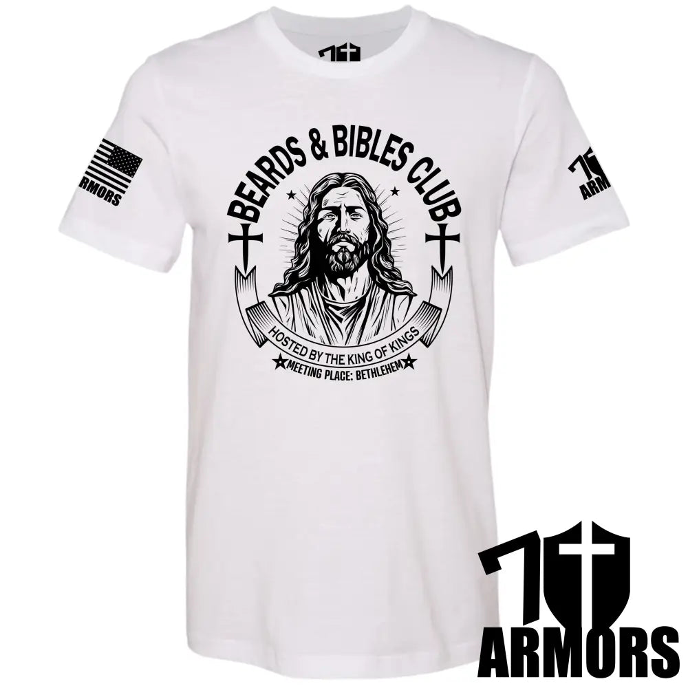 BEARDS AND BIBLES CLUB T-SHIRT 7 ARMORS
