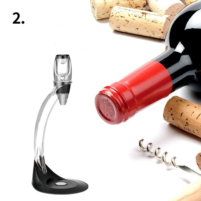 Creative Wine Decanter and Pourer Abundance Forge