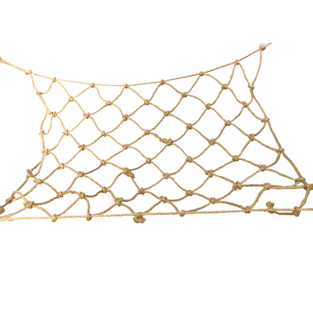 Hanging Parrot Climbing Net with Hook and Swing Rope Abundance Forge