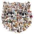 100pcs Cute Cat Stickers for Kids Cute Vinyl Stickers for Girls Waterproof Stickers for Water Bottle Stickers for Kids Cat Lovers Teens Girls and Boys Laptop Phone Case Bullet Journal Planners