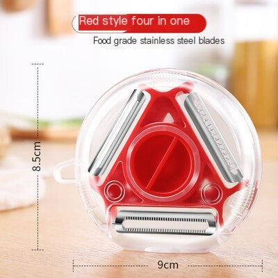 3-in-1 Rotating Fruit Peeler Abundance Forge