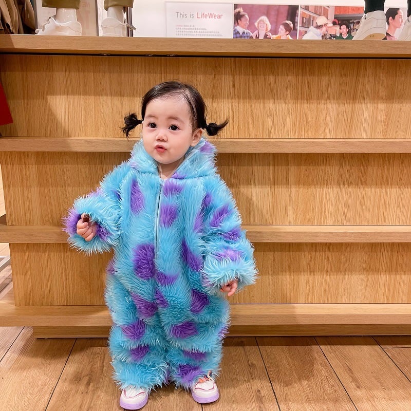 Cute Animal Baby Jumpsuit With Hooded Zipper Abundance Forge