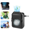 Portable Compact Cooling Fan Hanging Handsfree with Waist Clip Yellow Pandora