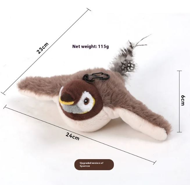 Flapping Bird Cat  Toy Abundance Forge