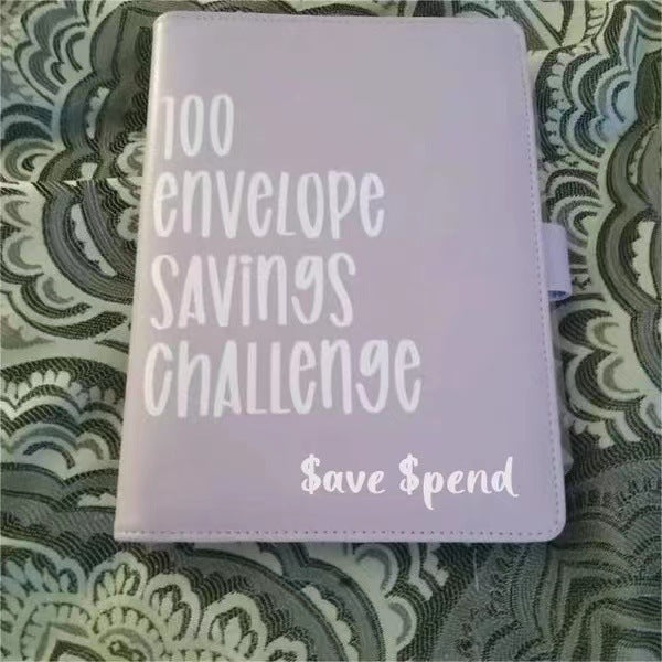 Envelope Challenge Binder Couple Challenge Event Cash Envelope Budget Notepad Abundance Forge