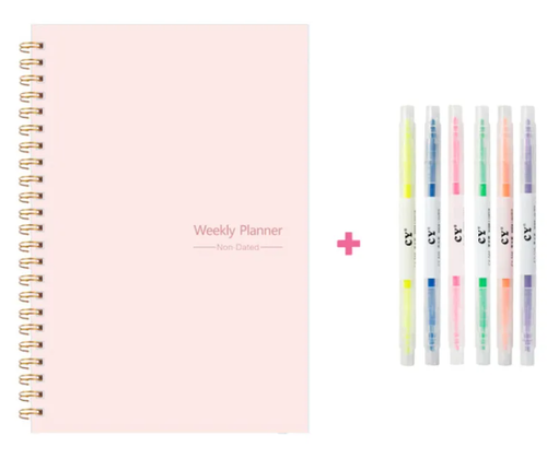 Agenda Planner Notebook Diary Abundance Forge