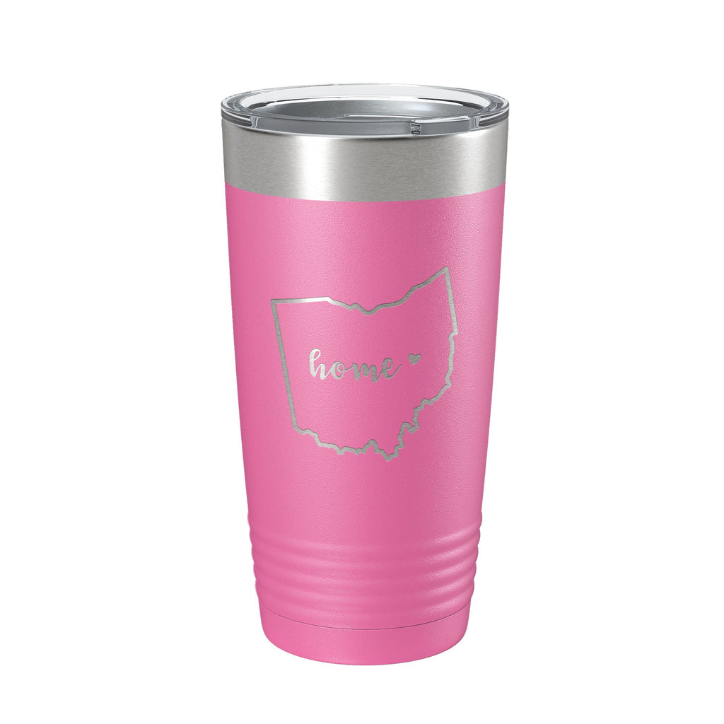 Ohio Tumbler Home State Travel Mug Insulated Laser Engraved Map Coffee Cup 20 oz