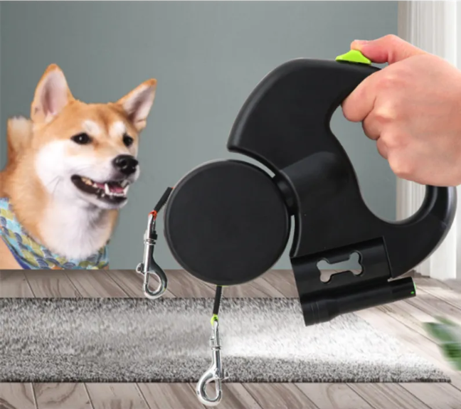 Auto Double Dog Leash Abundance Forge