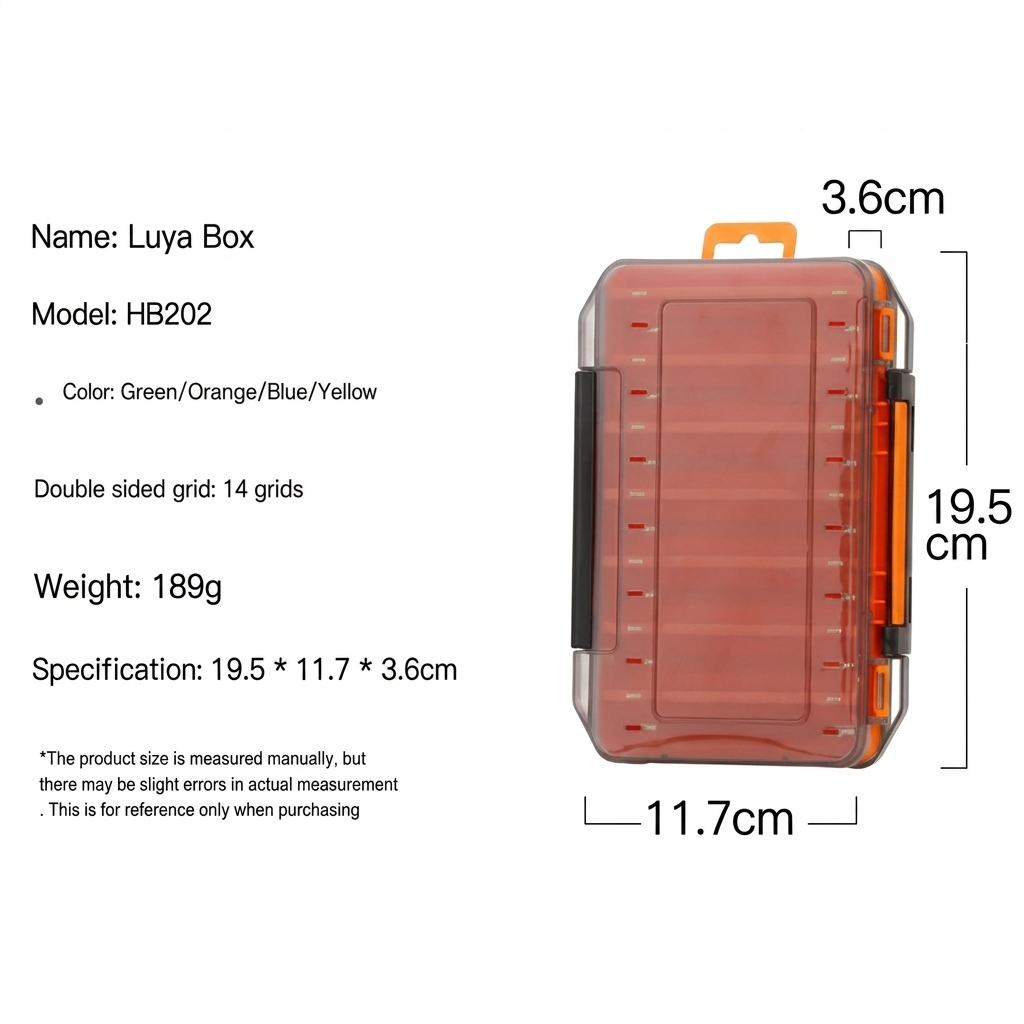 Durable Dual-Sided Fishing Tackle Box Abundance Forge