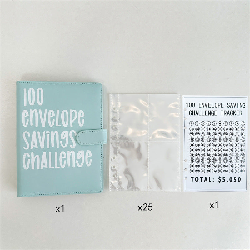Envelope Challenge Binder Couple Challenge Event Cash Envelope Budget Notepad Abundance Forge