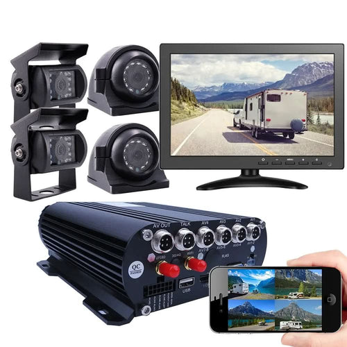 4CH GPS SONY IP69 Rear Side Front Camera - Abundance Forge