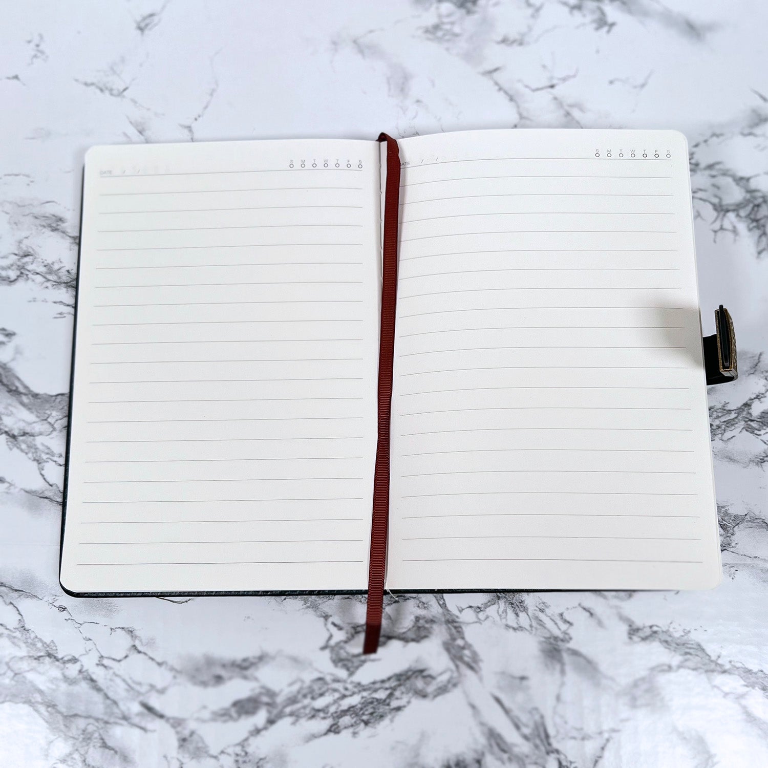 Lined Journal & Pen Gift Set— Brown (FREE Engraving)