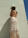 MENEK · Handmade Macrame Skirt – Revive Gold