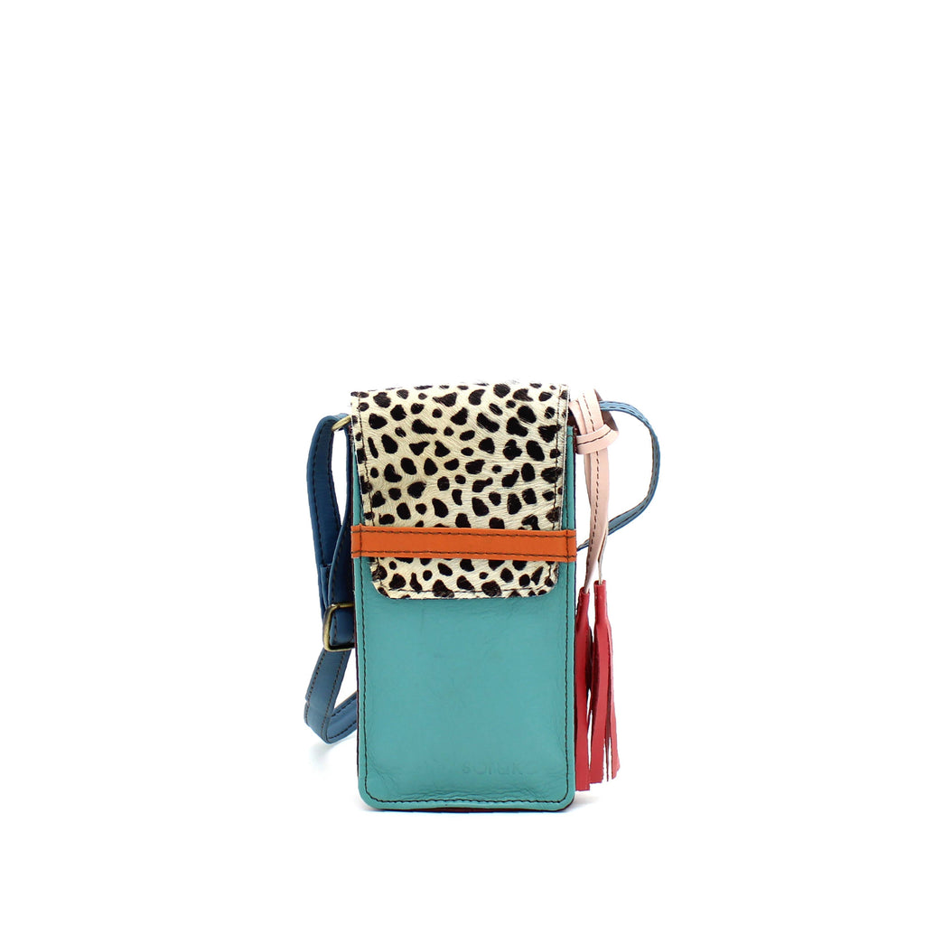 Soruka Erin Print · Leather Phone bag