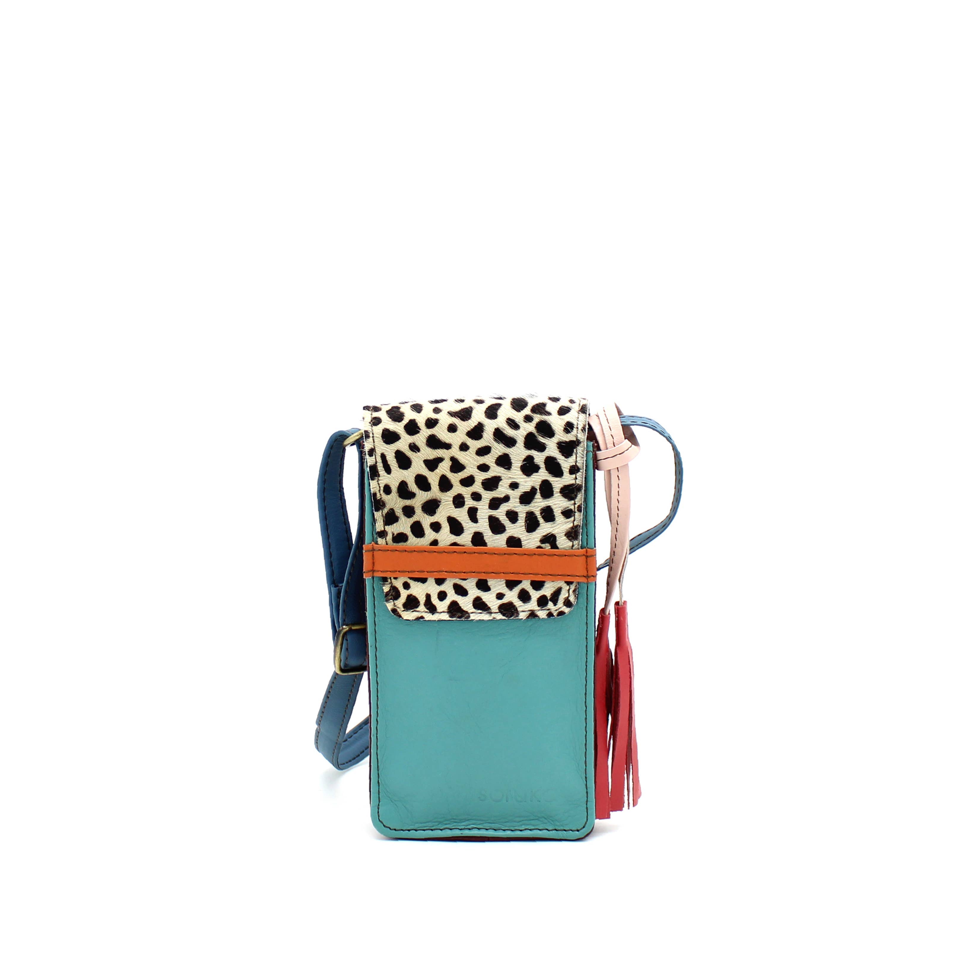 Soruka Erin Print · Leather Phone bag