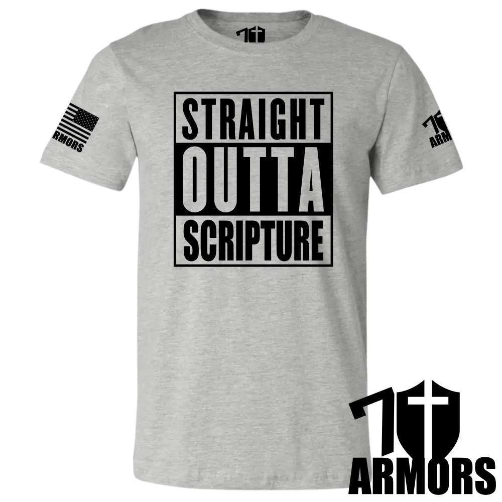 STRAIGHT OUTTA SCRIPTURE T-SHIRT 7 ARMORS