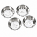 Unicorn Stainless Steel Kids Bowls — Set of 4 Magical Designs | BPA-Free, Dishwasher Safe